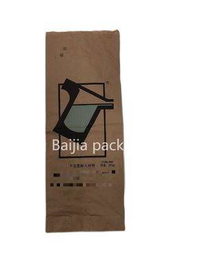 Braune, mehrwändige, wärmeversiegelte Papiertüten anpassbares Design und Verpackung