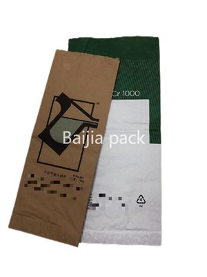Braune, mehrwändige, wärmeversiegelte Papiertüten anpassbares Design und Verpackung