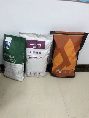 Flexo-Druckmethode 25 kg Zickboden Papiersäcke Akzeptieren Sie individuelle Kapazität