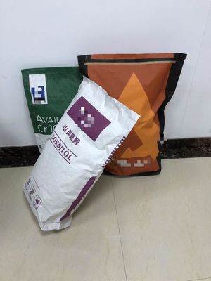 Flexo-Druckmethode 25 kg Zickboden Papiersäcke Akzeptieren Sie individuelle Kapazität