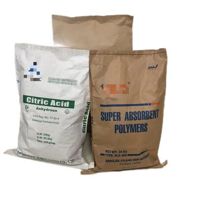 Umweltschonende, genähte, offene Mund-Multiwall-Papiertaschen für den individuellen Gebrauch