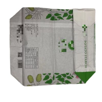 Zusammengestellte Ventile Mehrwand Papiersäcke Industrieverpackungen Stärke mit Lamination
