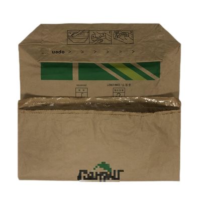 Industrielle Multiwandpapiertaschen mit flachem Boden für Maltodextrin mit Logo