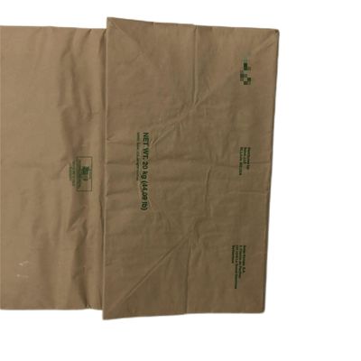 Customized Pinch Bottom Papiertüten für Lebensmittelzusatzstoffe Hitze versiegelt und mit trapezförmigen Mund