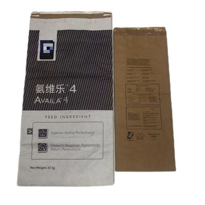 Papierbeutel mit mehreren Wänden zur Verpackung von Pulver und Granulat in Lebensmitteln Industriechemie Medizin