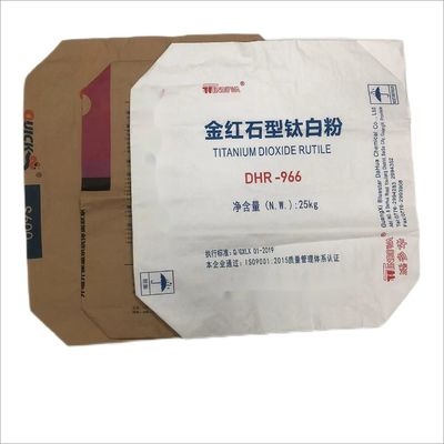Individuelle Verpackung Industriepapierbeutel 25 kg Verpackung Chemische Baustoffe Lebensmittelpulver