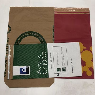 Customized Printing Logo Mehrwand Papiertüten Feuchtigkeitsdicht