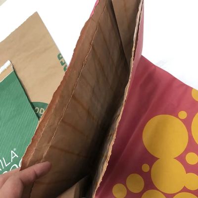 Kraft-Tasche mit eingebautem PE