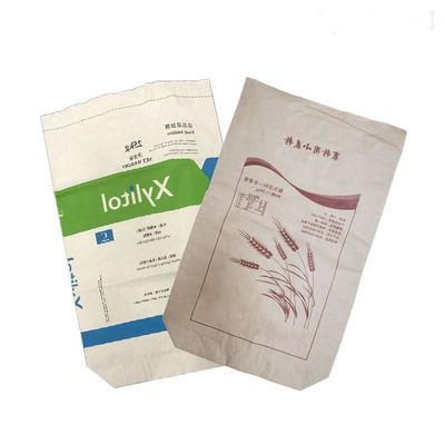 Lebensmittelqualität Wärmeversiegelung Papiersäcke Verpackung Milchpulver Mehl Lebensmittelzusatzstoffe