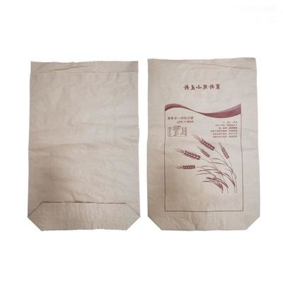 Anpassungsfähiger, wiederverwerteter, wärmeversiegelter Mehrwandpapiertasche für Lebensmittelverpackungen