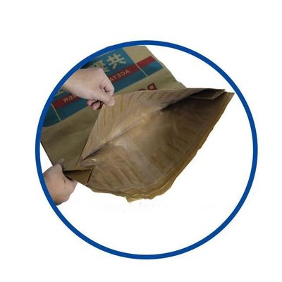 Anpassungsfähiger, wiederverwerteter, wärmeversiegelter Mehrwandpapiertasche für Lebensmittelverpackungen