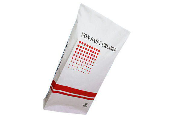 Kundenspezifische flache untere 15 Kilogramm-Kraftpapier-Verpackentasche für Mehl-Reis