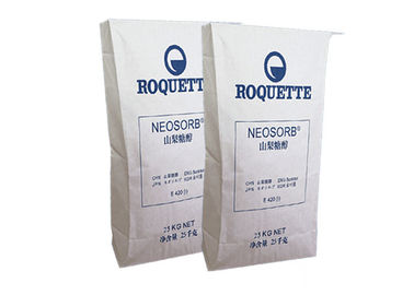 Dauerhaftes weißes Brown-Kraftpapier-Tasche heißes versiegelt Multiwall-Papier schmeißt einfaches raus sich zu öffnen