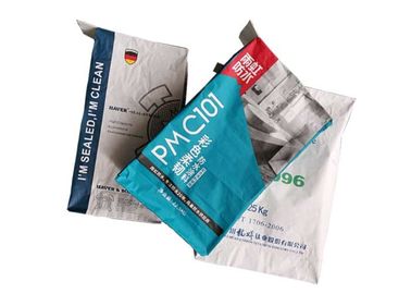 3 Falte 25kg 50kg klebte Ventil Multiwall-Papiertüte-dauerhafte Block-Unterseiten-Papiertüten