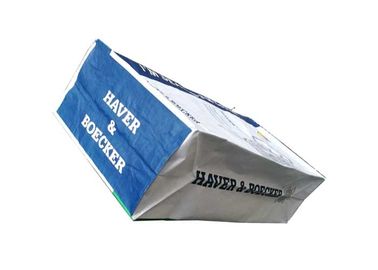 Mehrwandige Papiertüten mit geklebten Ventilen. Absorptionsmittel für verschüttete Flüssigkeiten