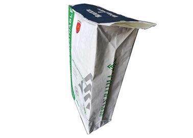Ventil Browns weißes geklebtes Multiwall-Papiertüte-Fliesen-klebendes leichtöffnendes und Füllen