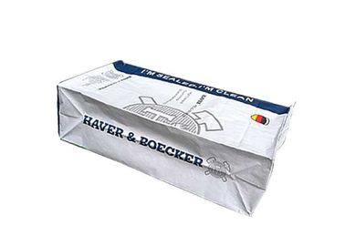 Nahrungsmittelgrad-weiße Kraftpapier-Papiertüte-gute Stabilitäts-Quadrat-Unterseiten-mehrschichtige Papiertüten