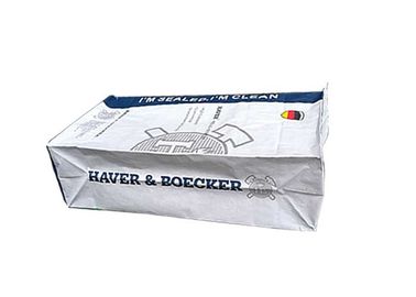 Papiertüte-flache Unterseiten-Papiertüten 3 Schichten Multiwall Kraftpapier mit PET Zwischenlage nach innen