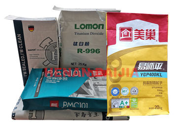 Starkes lastentragendes der quadratische untere industrielle Papiertüte-gutes Stabilitäts-25kg 30kg 50kg