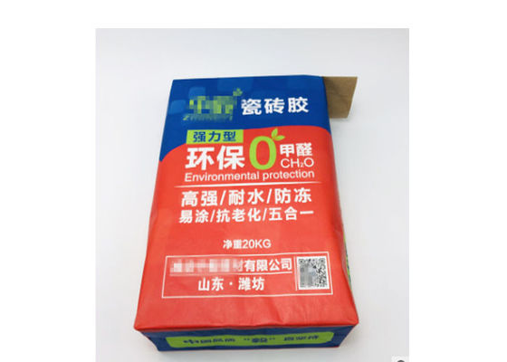25 Kilogramm 50 Kilogramm trockene Papiertüte-industrielle Verpackung Mörser Multiwall Kraftpapier unter Verwendung der Papiertüte