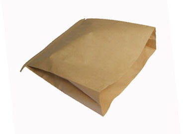 Kundengebundene Papiertüten Multiwall Kraftpapier öffnen Tasche mit flacher Rand-Unterseiten-Sondergröße