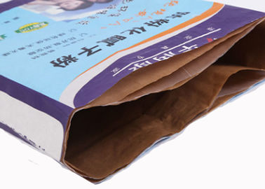 Papiertüten 3 Flexo-Druck Multiwall Kraftpapier üben 20kg 40kg feuchtigkeitsfestes Mouldproof aus