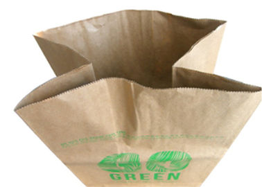 Brown biologisch abbaubares Flexo drucken Papierabfall-Taschen