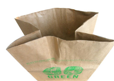 Schicht Browns quadrieren multi Multiwall-PapierPapiertüten untere Haushalts-Abfall-Tasche