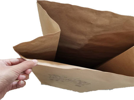 7 Druckküchen-Abfall Multiwall-Papiertüten der farbe80g/m2