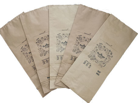 Multiwall-Rasen-Papiertüten Ventil 50kg 60gsm feuchtigkeitsfeste geklebte
