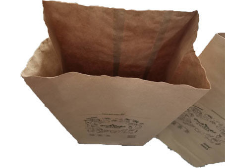Multiwall-Rasen-Papiertüten Ventil 50kg 60gsm feuchtigkeitsfeste geklebte