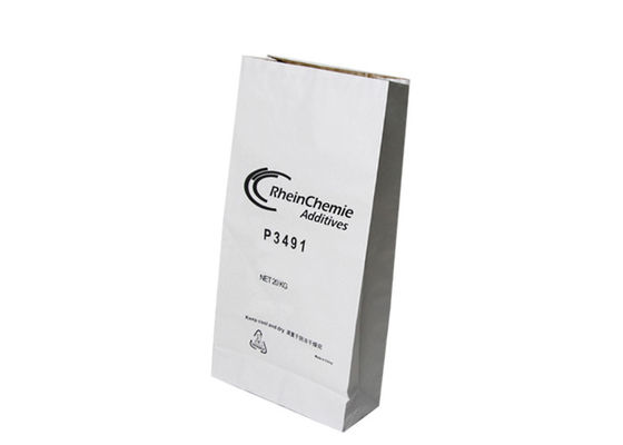 Untere 120g biologisch abbaubare Kraftpapier Papiertüten des Quadrat-für Verpackenmaisstärke