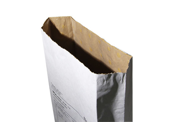 Quadrat-Unterseite klebte offene Mund-Papiertüten für Nahrungsmittelverwendung