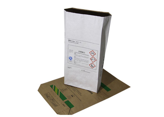 Quadrat-untere kundenspezifische druckende biologisch abbaubare Papiertüte für Verpackenmaisstärke