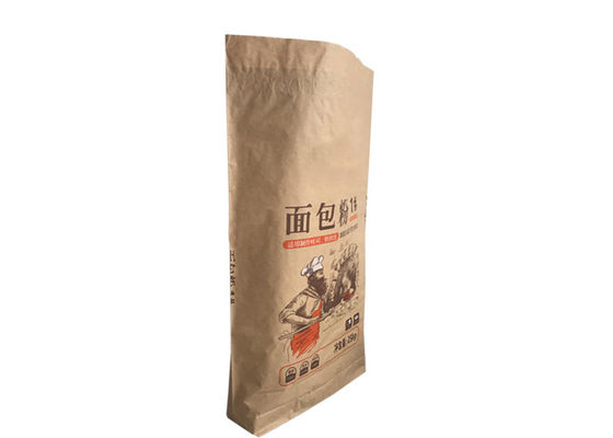 Papiertüten 120g/m2 für Brotweizen-Mehl-Verpackung sackt andere Verpackentasche ein