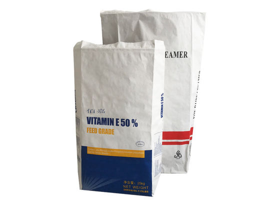 Mehlsack-Mais-Sack-Papier-Mehl-Pulver-Verpackentasche des Kraftpapier-25kg