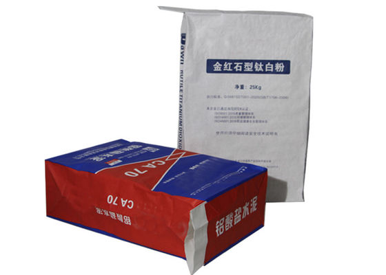 zementieren Kraftpapier geklebte Taschen des Ventil-120g/M2 Verpackentaschen für Gips-Gips