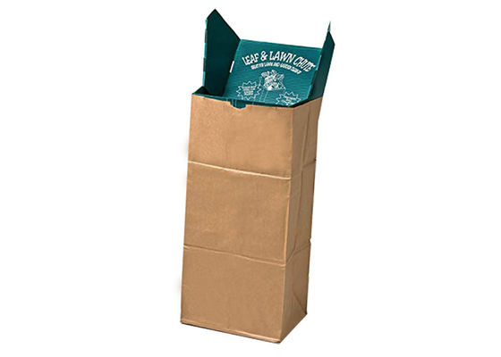 Freundliche 20 Mikrometer Eco Papierküchen-Abfall-Taschen-Müllabfuhr-Kraftpapier-Tasche