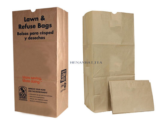 30 große Papierabfall-Säcke Gal Biodegradable Kraft Paper Bagss 120gsm