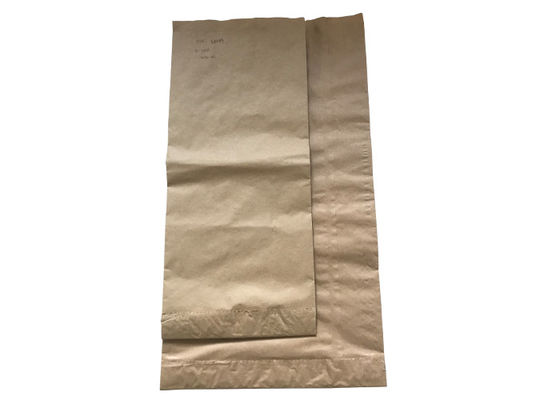 Aufbereitetes Brown oder gelbes Kraftpapier-Papiertüte-Kraftpapier-Sack-Haustier ziehen Verpackentasche ein