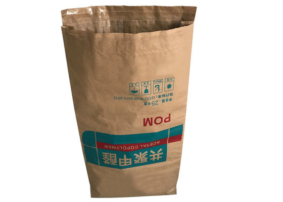 Mechanismus 25kg Multiwall-Papiertüte-Brown-Kraftpapier-Säcke