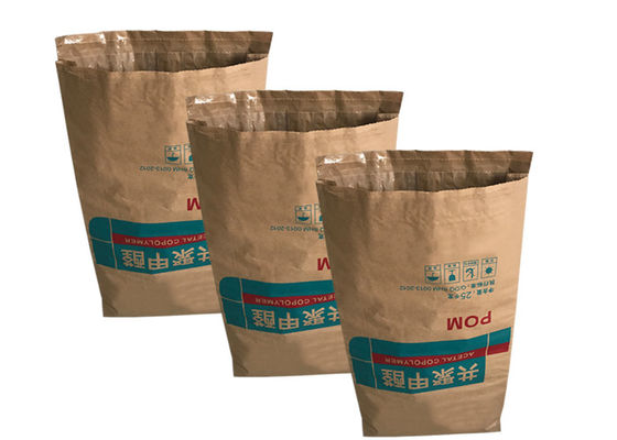 Zufuhr-Stärke 25kg 50kg siegelte Papiertüte-trapezoiden offenen Mund heiß