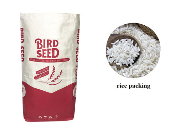 Hundezufuhr-Taschen-Cat Litter Animal Feed Seed-Verpacken des Papier-1-4ply