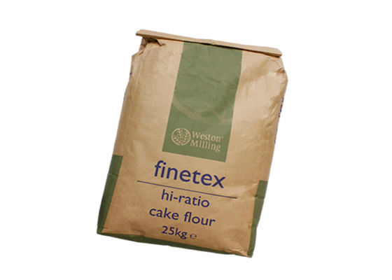 Papiertüten der Doppelschicht-25kg Multiwall Kraftpapier für Cat Litter Animal Feed Packaging