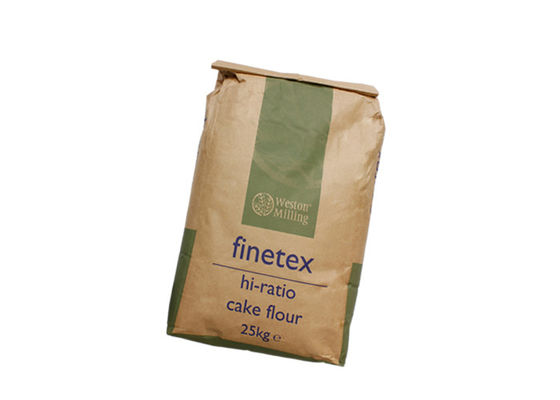Verpackenpapiertüte-Verpackensack 10kg 15kg für Nahrungsmittelmaterial-Industriegebäude-Gebrauch