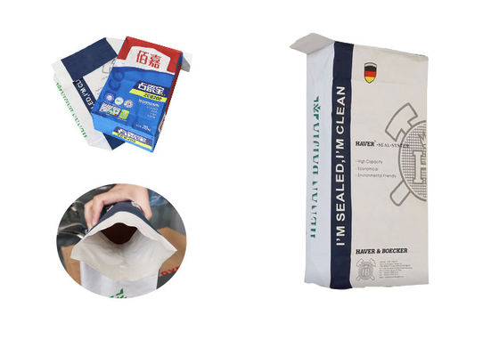 Papier-Ventil-Taschen des Quellstärke-Kraftpapier-Sack-15kg 20kg 25kg