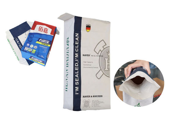 Papier-Ventil-Taschen des Quellstärke-Kraftpapier-Sack-15kg 20kg 25kg