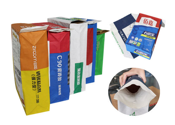 Kraftpapier geklebtes Ventil sackt 20kg 25kg entmineralisierte Molke-Pulver ein