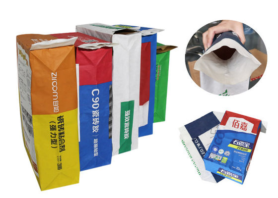 Kraftpapier geklebtes Ventil sackt 20kg 25kg entmineralisierte Molke-Pulver ein