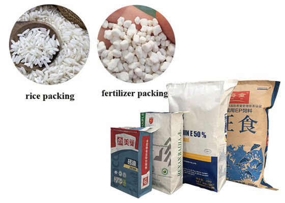 Umweltfreundliche aufbereitete Multiwall-Kraftpapier-Taschen-Nahrungsmittelgrad-Weizen-Mehl-Papiertüte